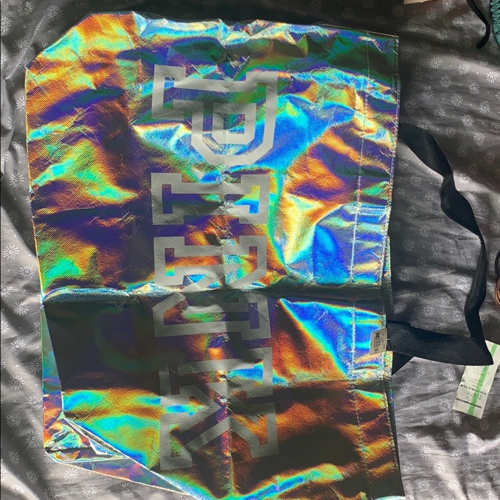 NWT Large Metallic “PINK” bag